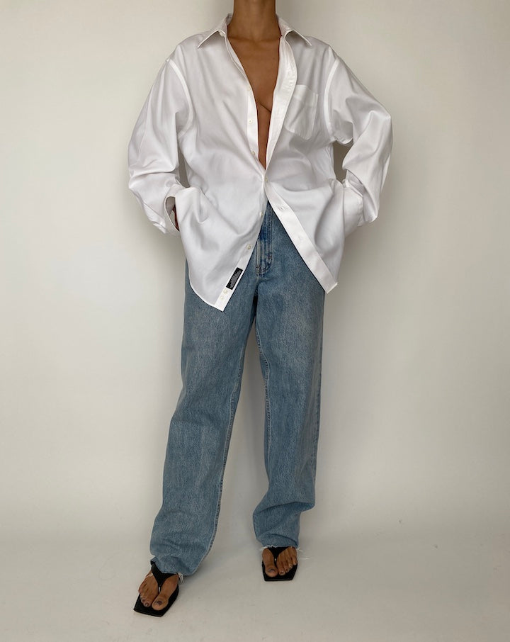 VINTAGE OVERSIZED WHITE SHIRT 2521