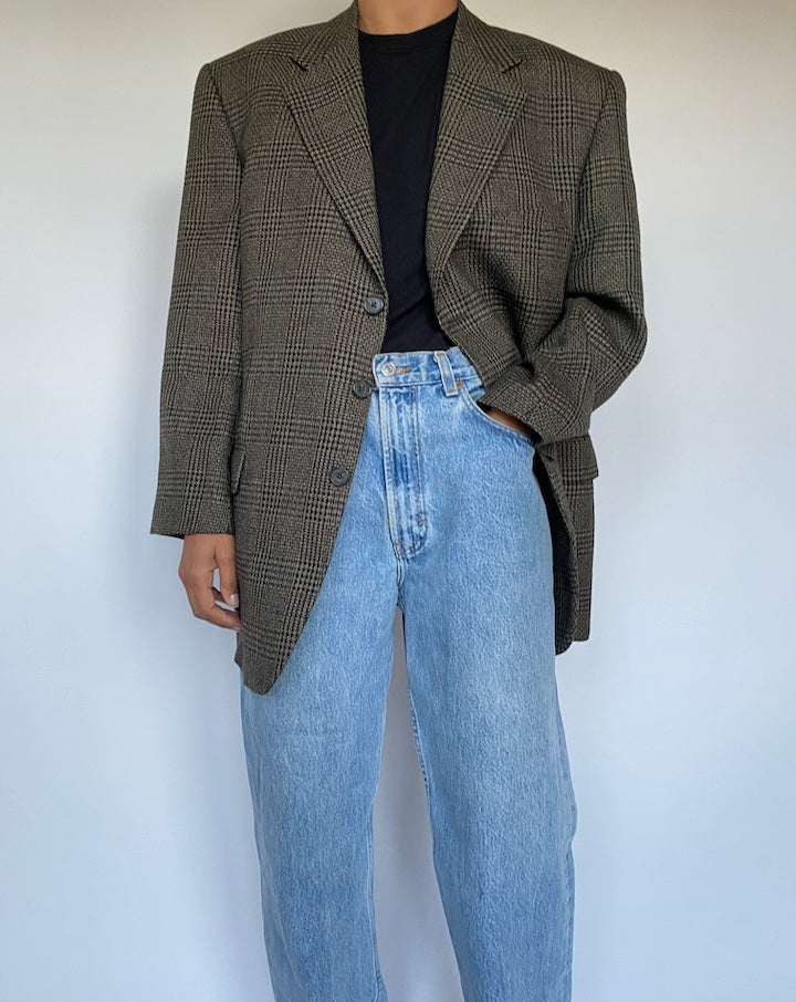 VINTAGE SINGLE BREASTED BLAZER 3020