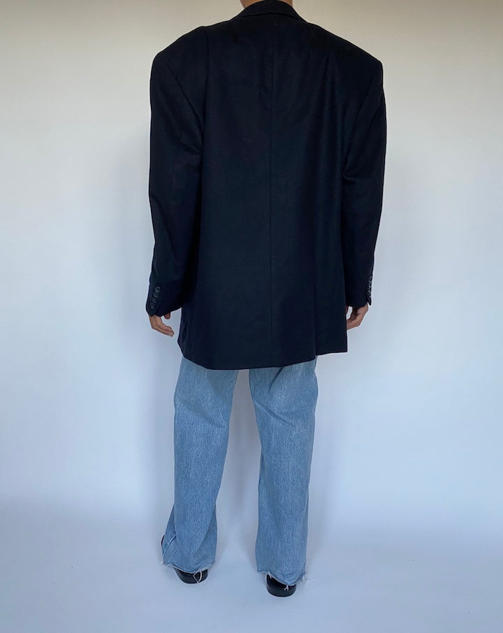 VINTAGE NAVY  OSCAR DE LA RENTA  BLAZER 3024