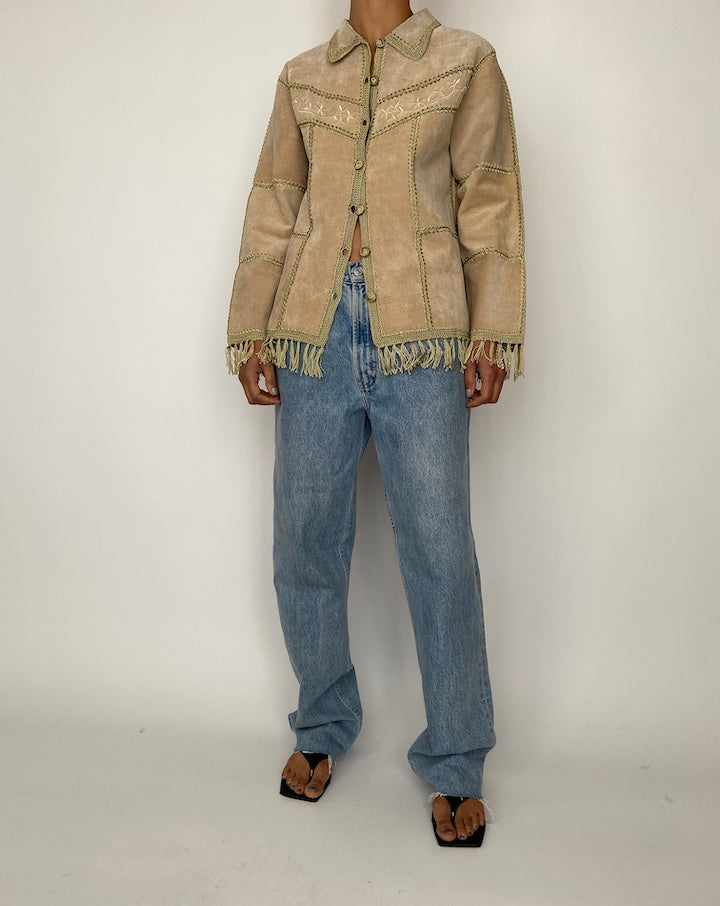VINTAGE SUEDE LEATHER JACKET 2531