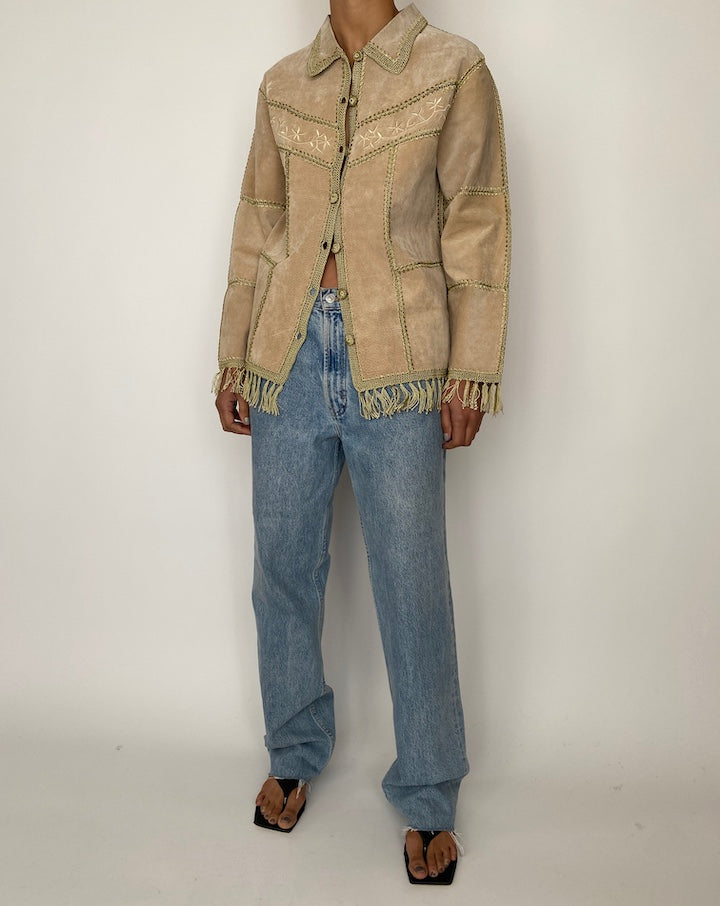 VINTAGE SUEDE LEATHER JACKET 2531