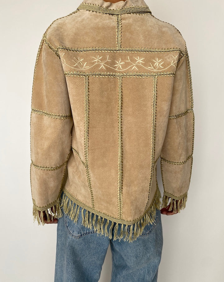 VINTAGE SUEDE LEATHER JACKET 2531