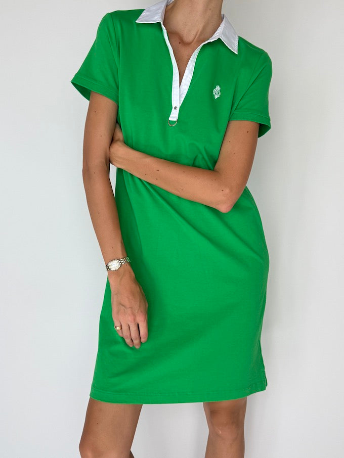 Vintage Ralph Lauren Tennis Dress In Green 5762