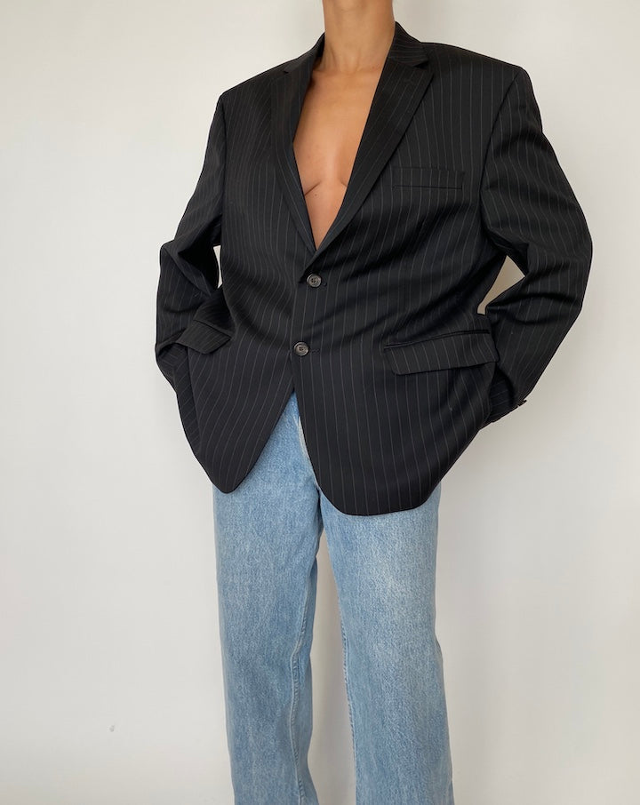 VINTAGE PINSTRIPED RALPH LAUREN BLAZER 2534