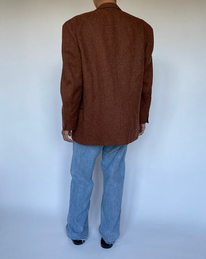 VINTAGE SINGLE BREASTED WOOL BLAZER 3035