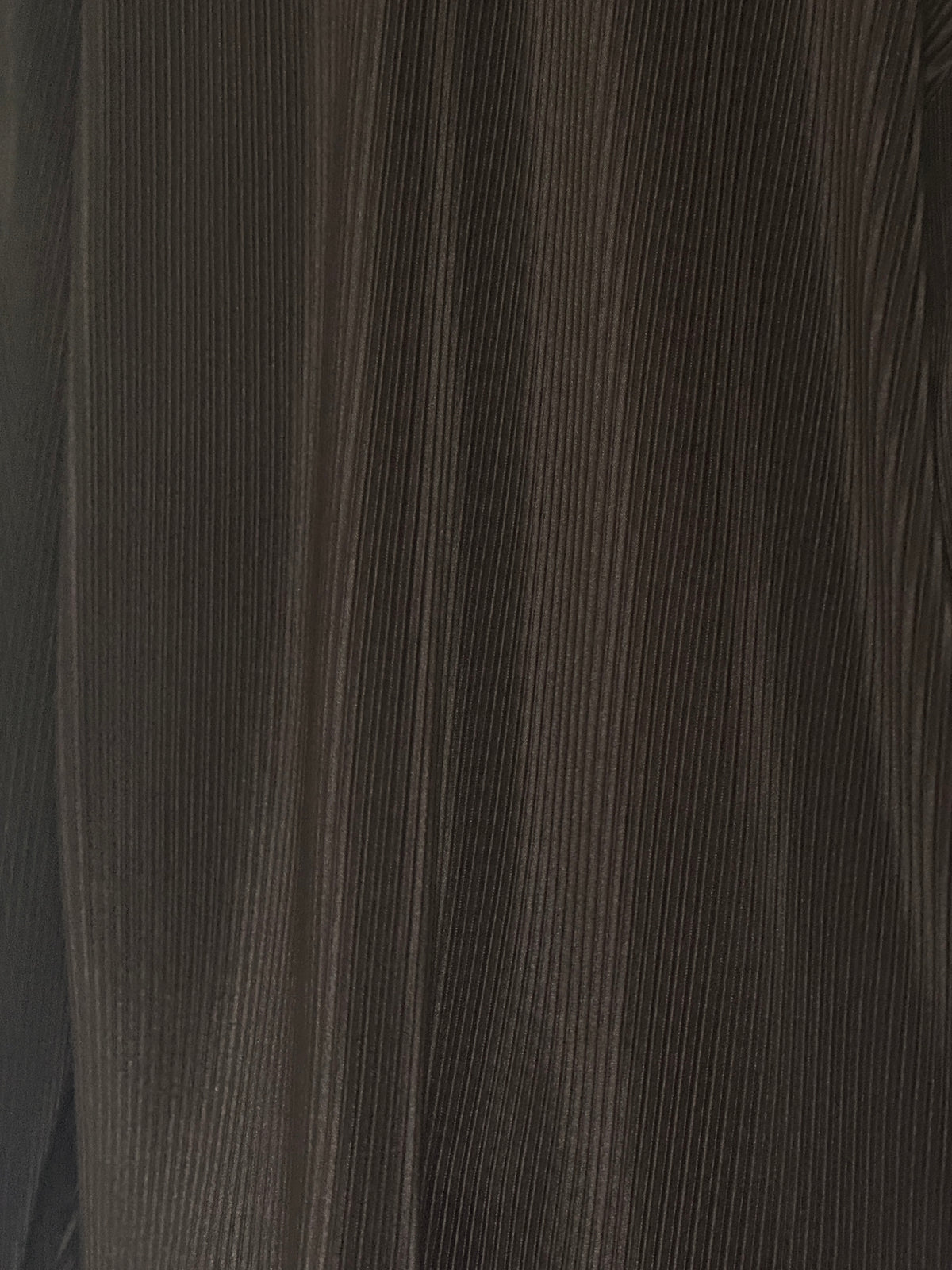 Vintage Oversized Pleated Button Up Blouse Black 7238