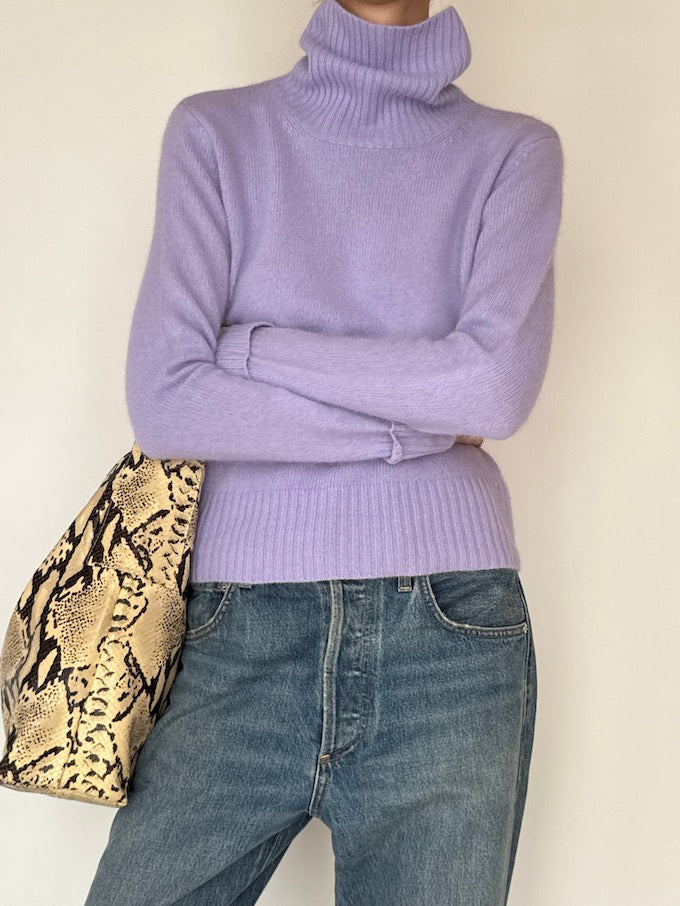 Vintage Turtleneck Purple 5723