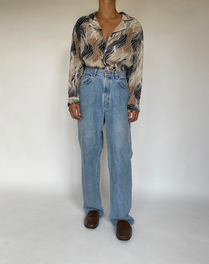 VINTAGE BUTTON DOWN BLOUSE 1739