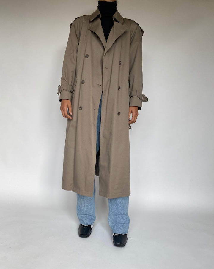 VINTAGE OVERSIZED TRENCH COAT 1755