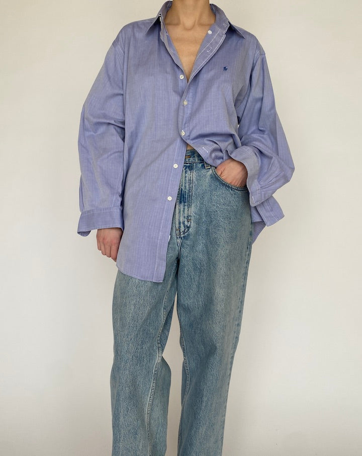 VINTAGE BLUE RALPH LAUREN SHIRT 4750