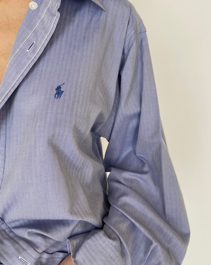 VINTAGE BLUE RALPH LAUREN SHIRT 4750