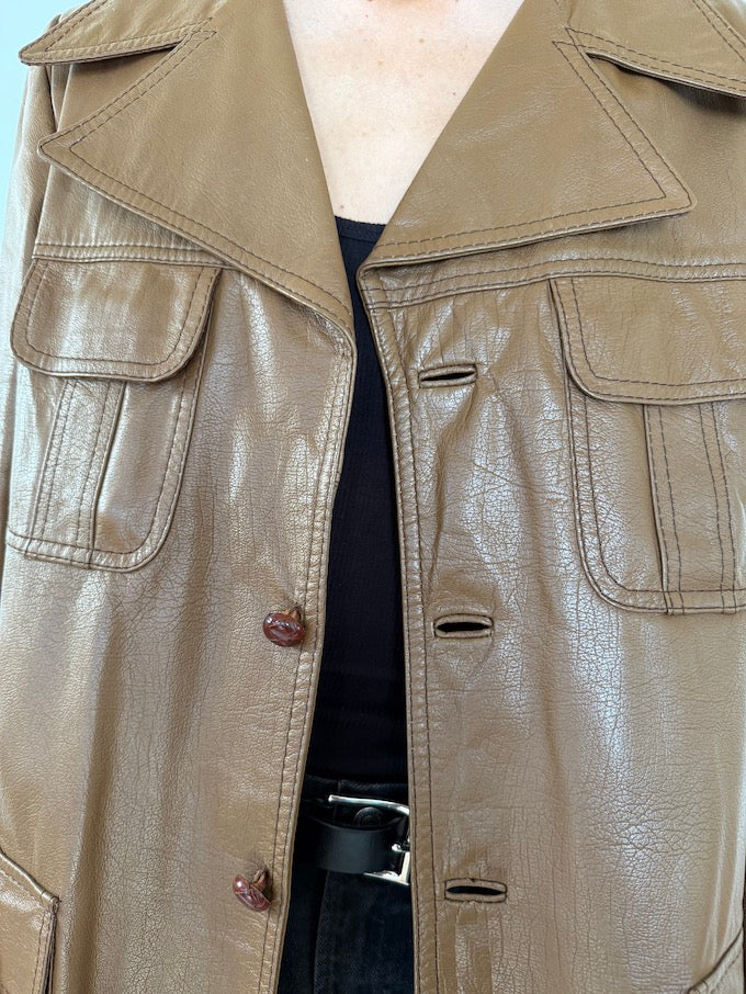 Leather jacket, vintage leather jacket, svc, shopvintagecollection