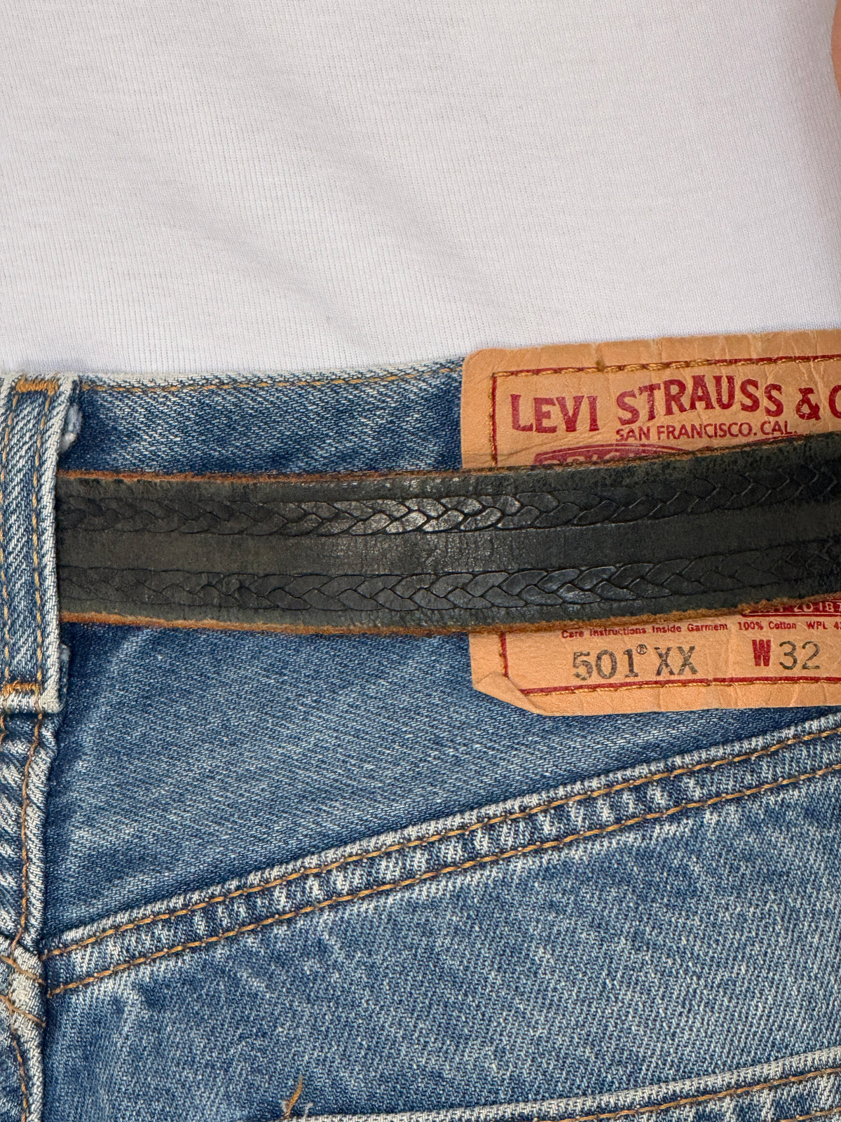 Vintage Western-Inspired Leather Belt 8483