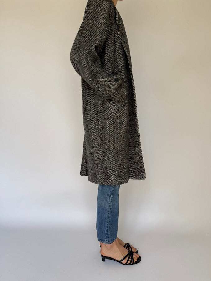 Vintage Herringbone Coat 6080