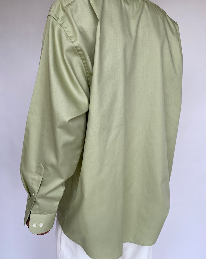 VINTAGE OVERSIZED GREEN SHIRT 754