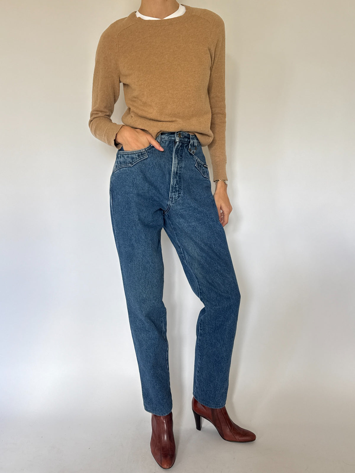Vintage Rocky Mountain high waisted blue jeans 5210