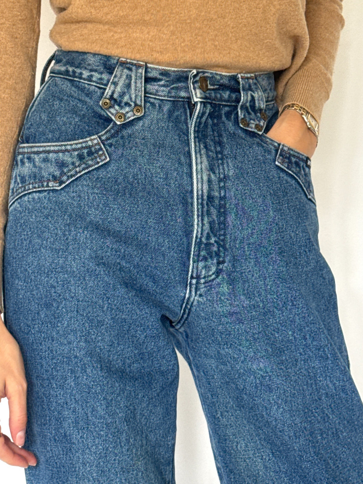 Vintage Rocky Mountain high waisted blue jeans 5217