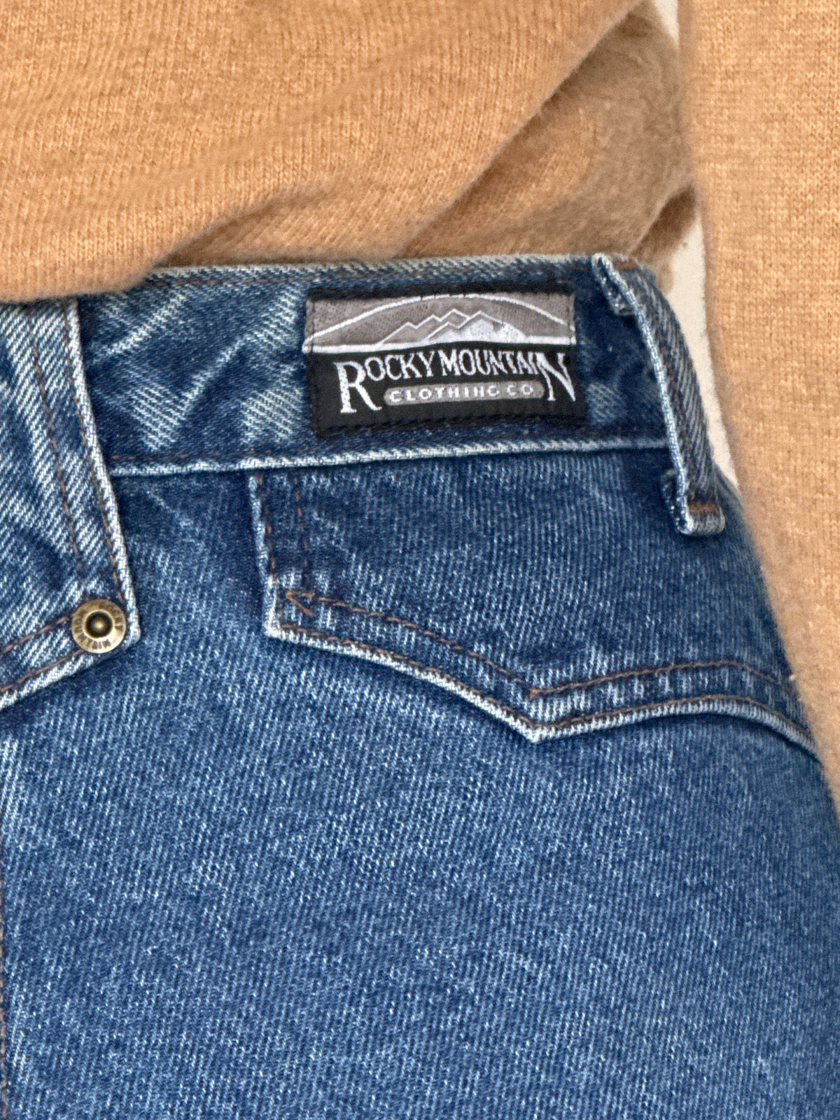 Vintage Rocky Mountain high waisted blue jeans 5222
