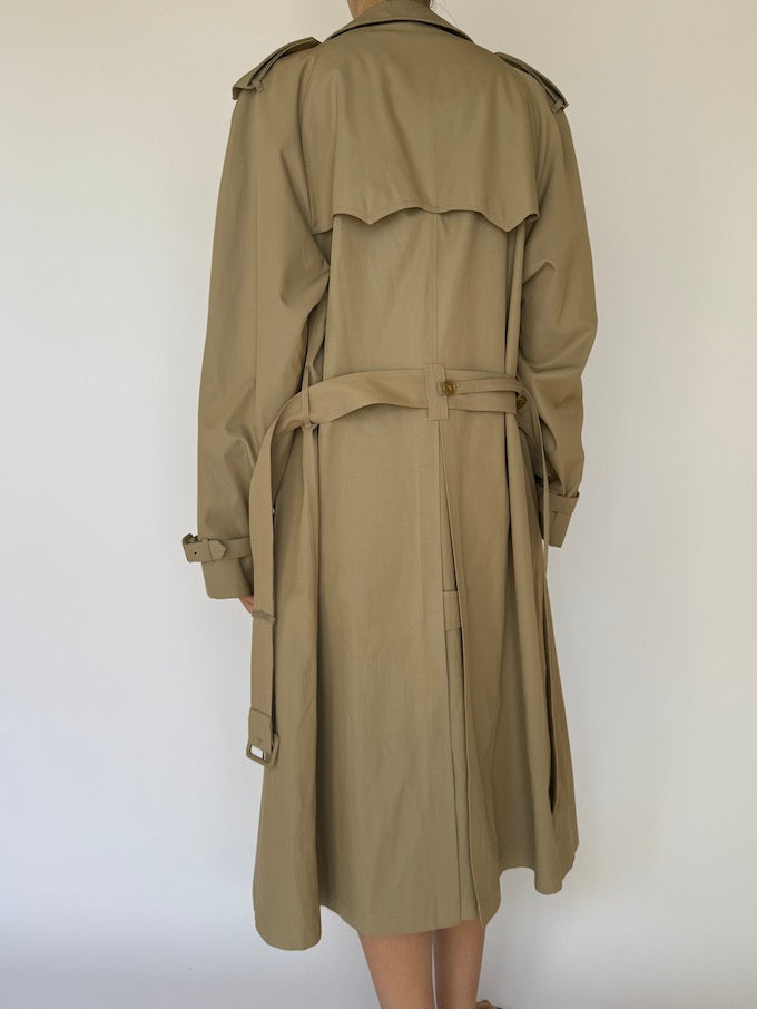 Vintage oversized trench coat beige 6130