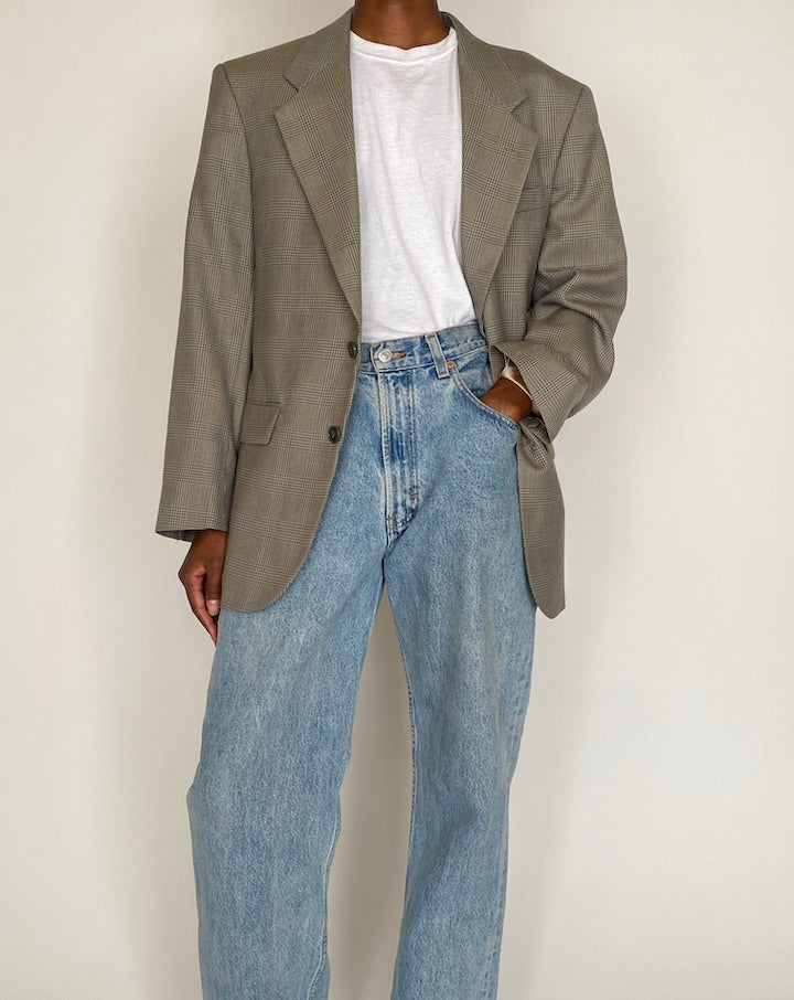 VINTAGE GREY BLAZER 4011