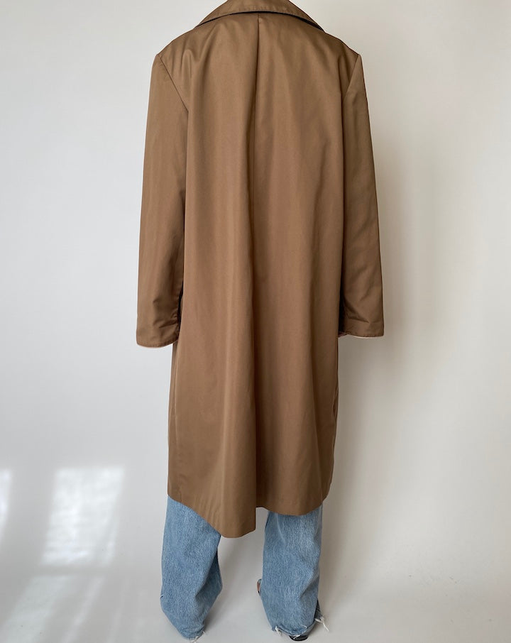 VINTAGE BROWN LONG COAT 2559