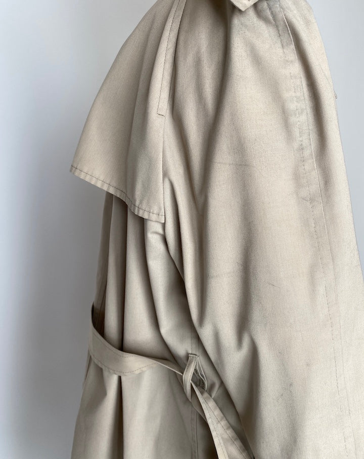 VINTAGE LIGHT BEIGE TRENCH COAT 2560