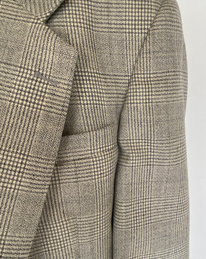 VINTAGE OVERSIZED GREY BLAZER 4022