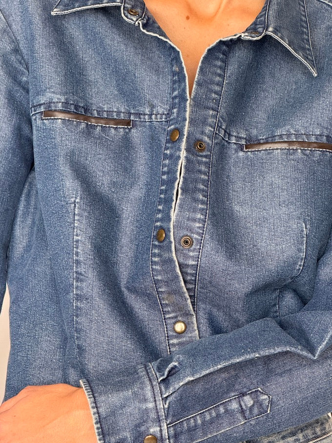 Vintage Denim Shirt 6489