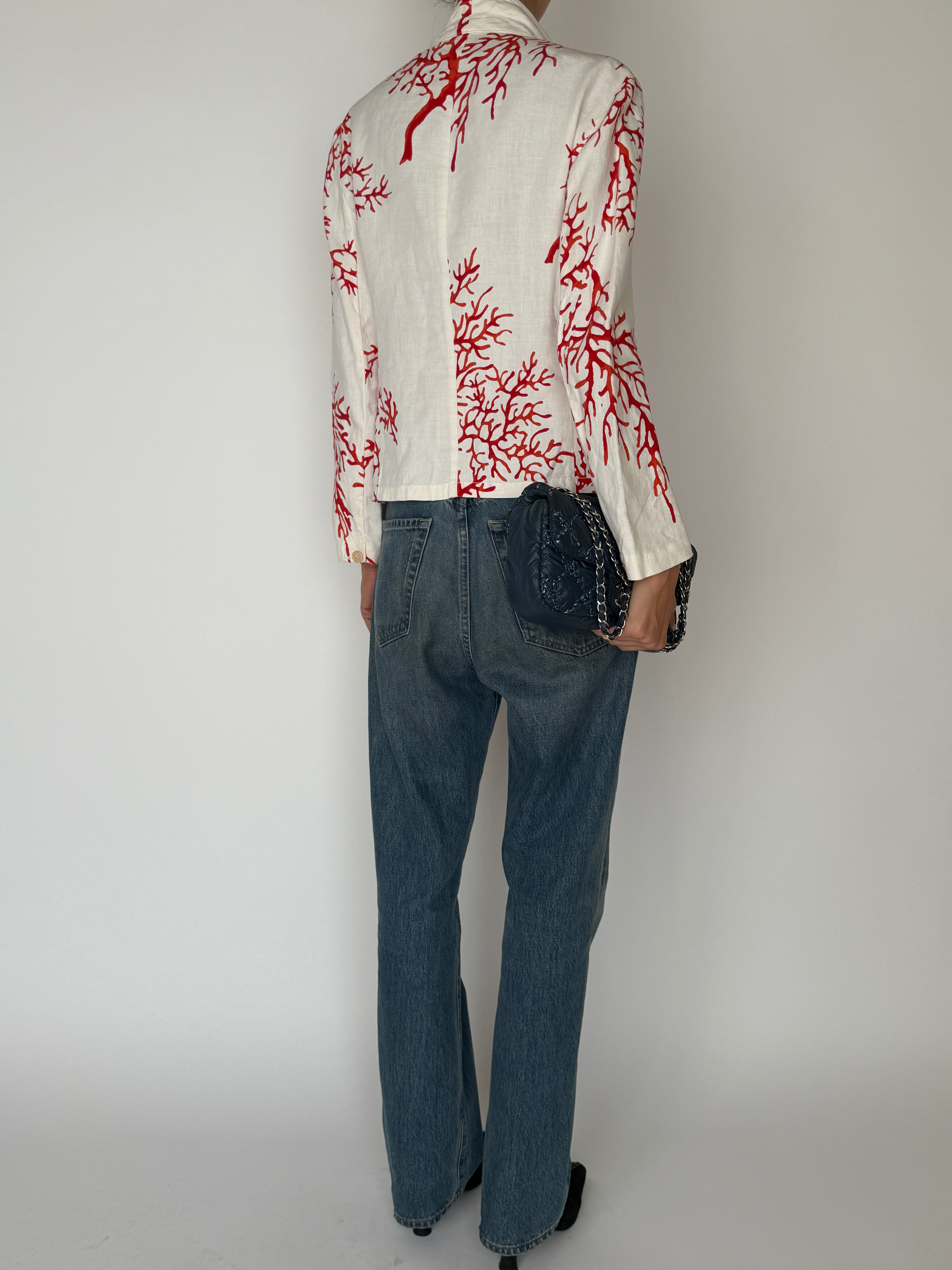Vintage Red Valentino Linen Jacket 6499