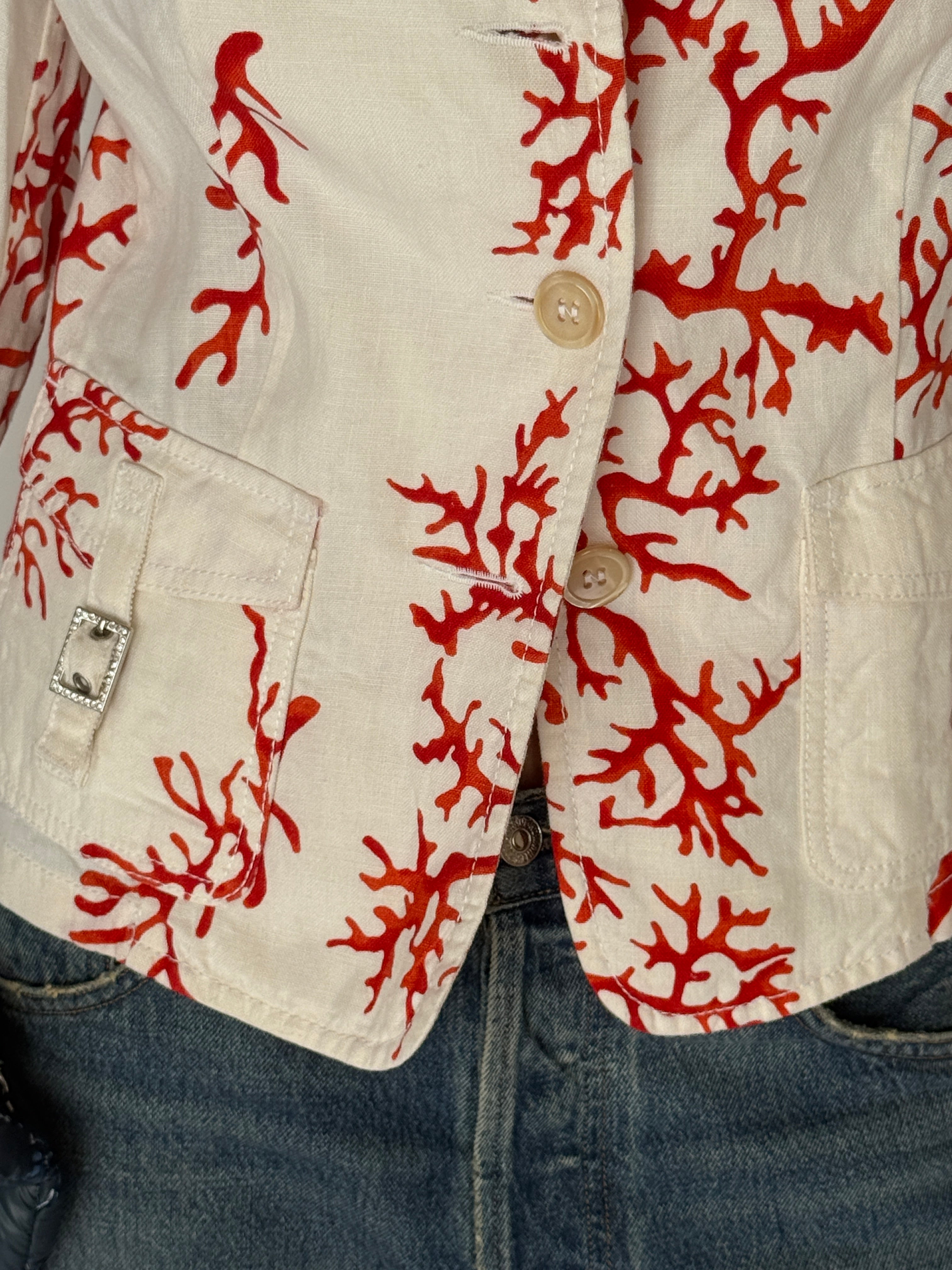 Vintage Red Valentino Linen Jacket 6499