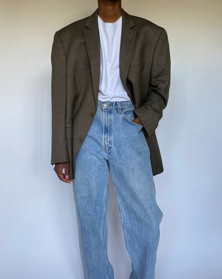 VINTAGE SINGLE BREASTED BLAZER 3525