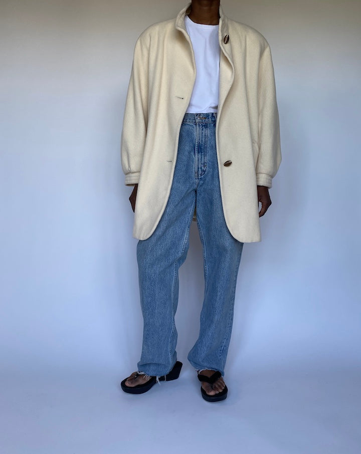 VINTAGE COAT IN CREAM 3529