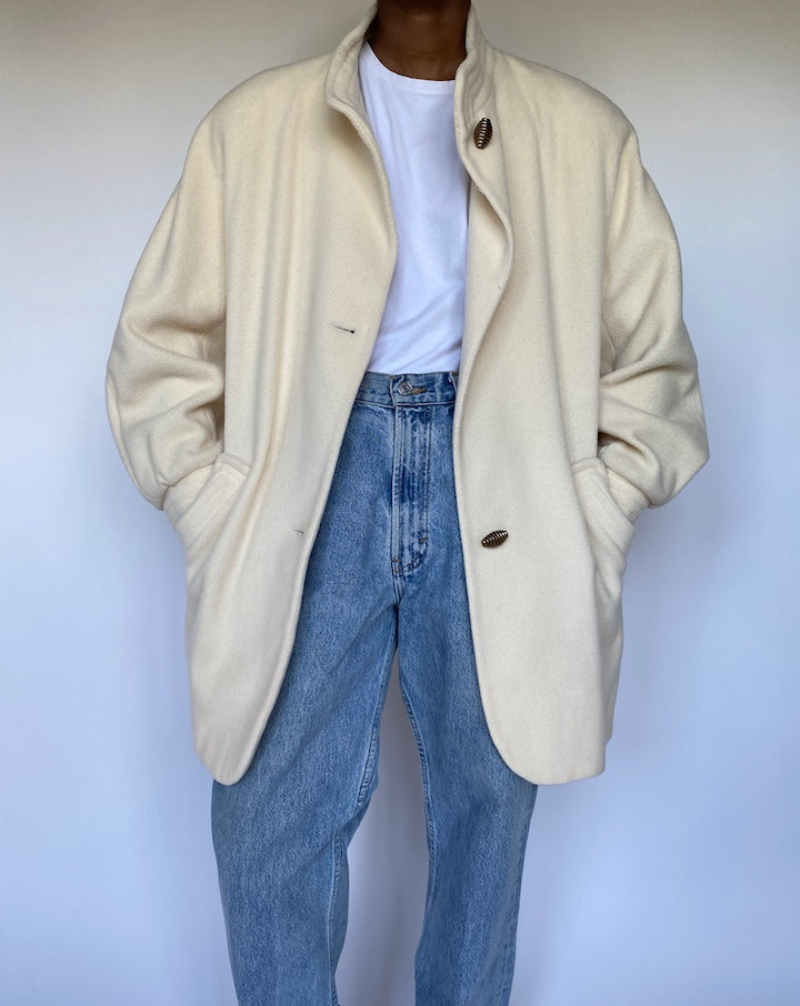 VINTAGE COAT IN CREAM 3529