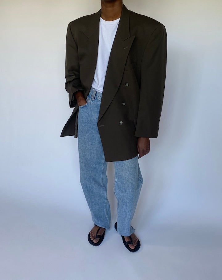 VINTAGE DOUBLE BREASTED BLAZER 3535