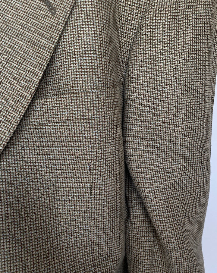 VINTAGE BEIGE SINGLE BREASTED BLAZER 3537