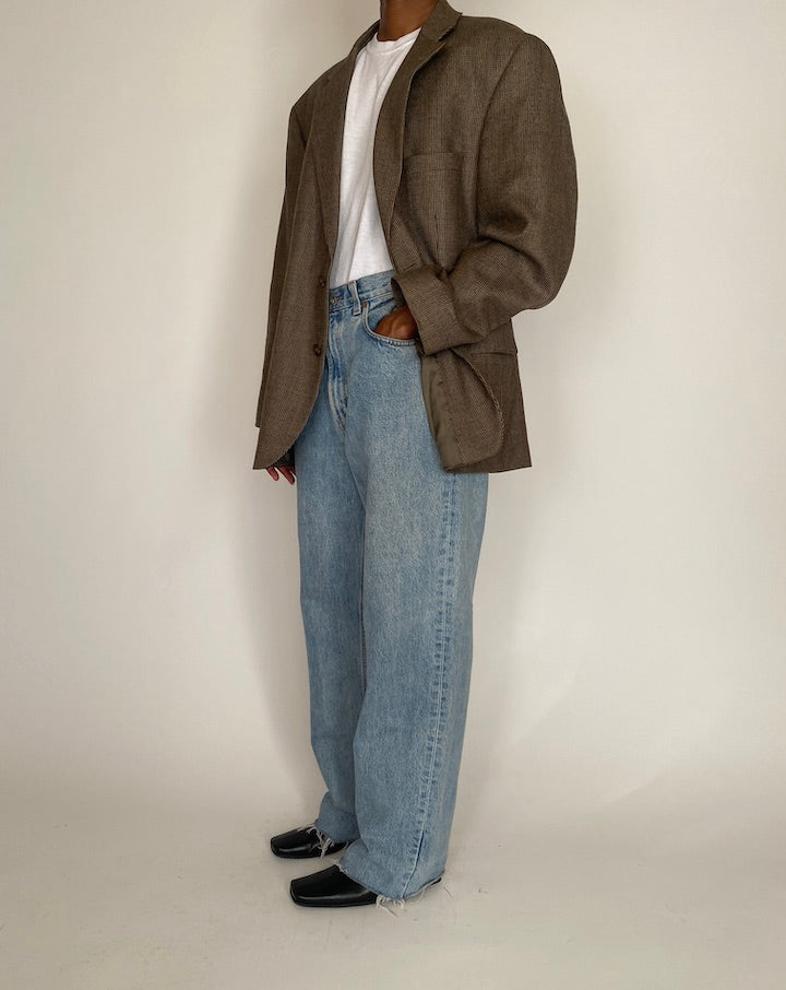 VINTAGE OVERSIZED WOOL BLAZER 4059