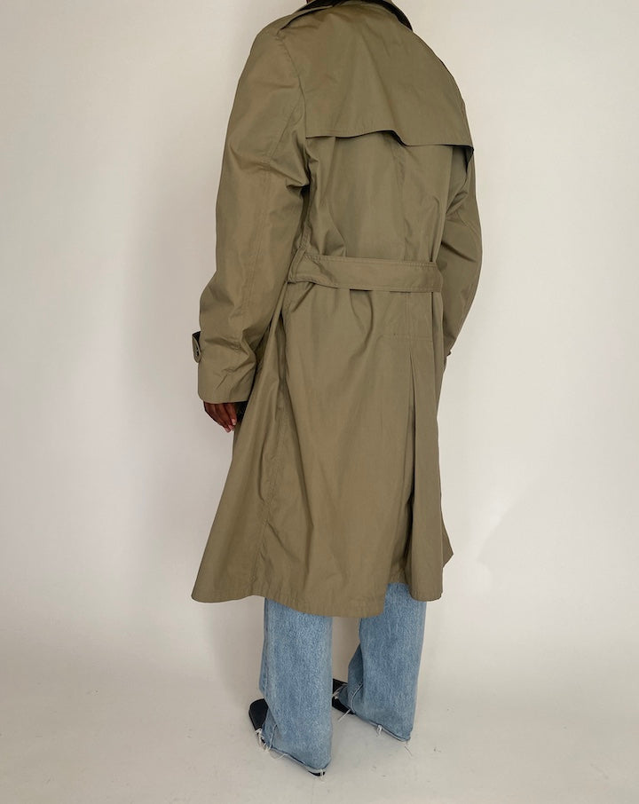 VINTAGE SAGE TRENCH COAT 4063