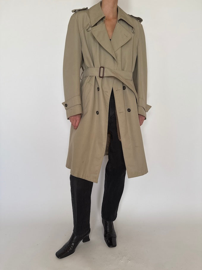 Trench coat, vintage trench coat, svc, shopvintagecollection