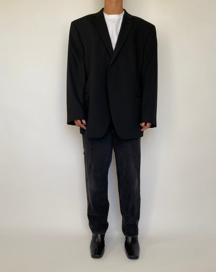 VINTAGE BLACK CALVIN KLEIN BLAZER 1828