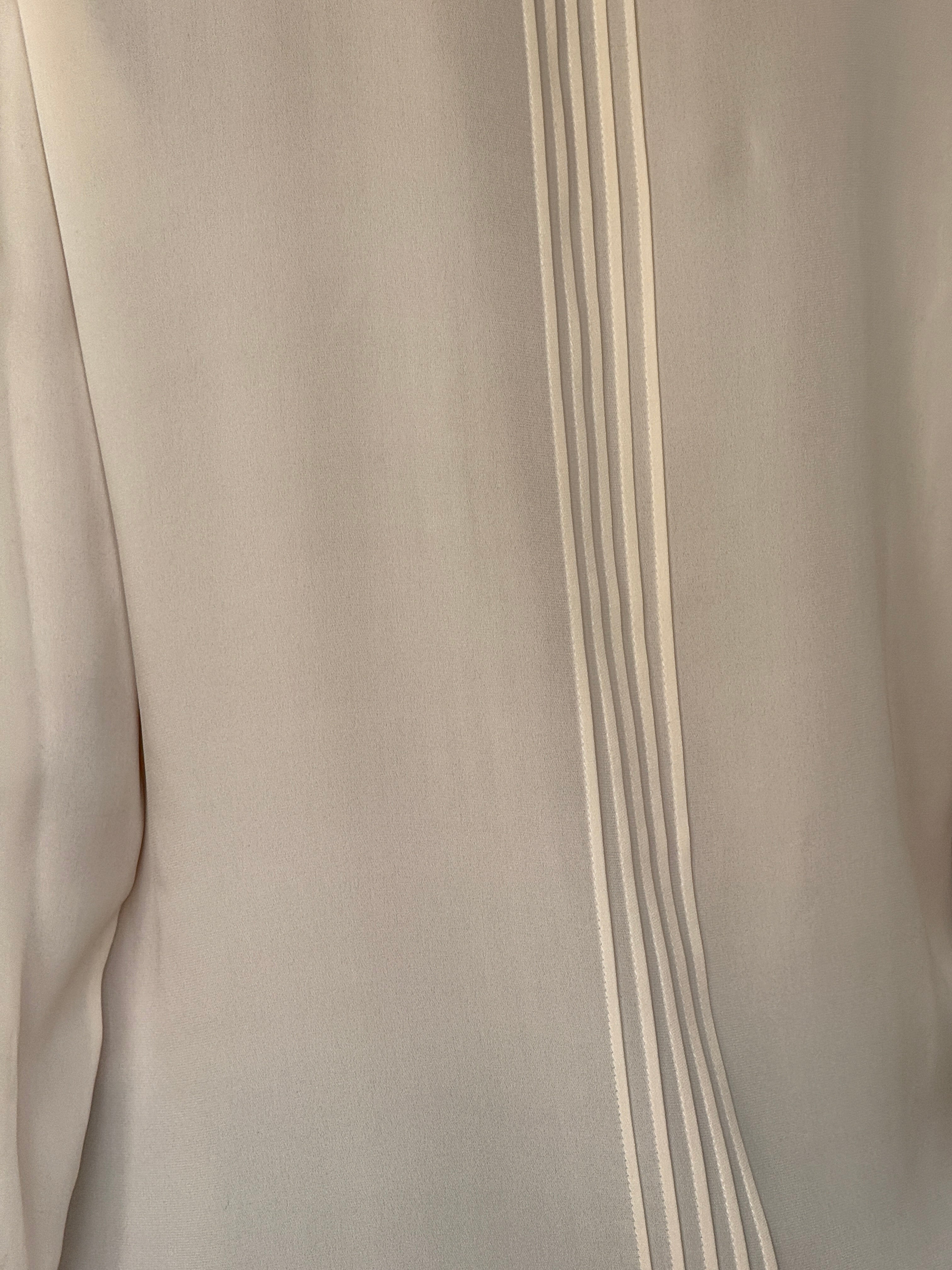 Vintage Silk Blend Blouse Ivory 7028