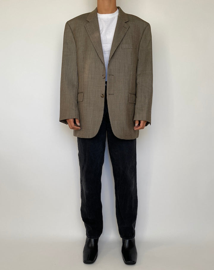 VINTAGE SINGLE BREASTED WOOL BLAZER 1835