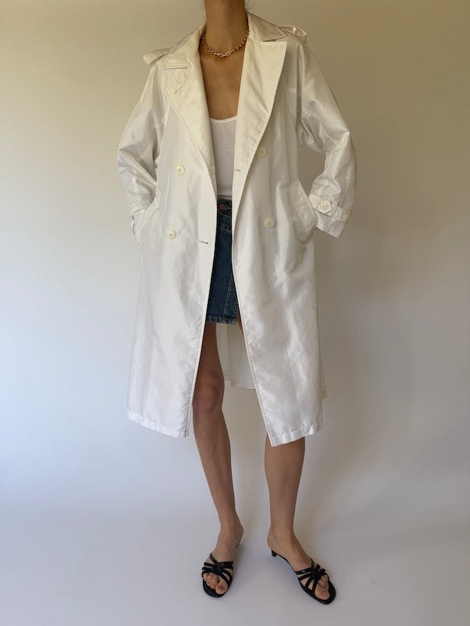 Vintage trench coat white 6144