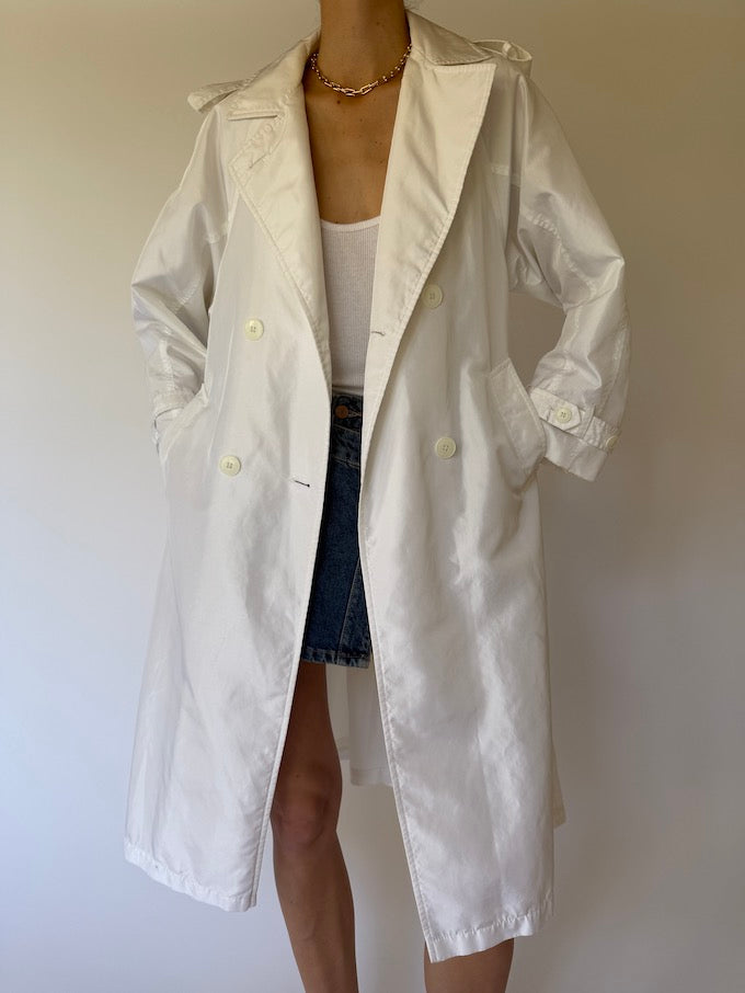 Vintage trench coat white 6144