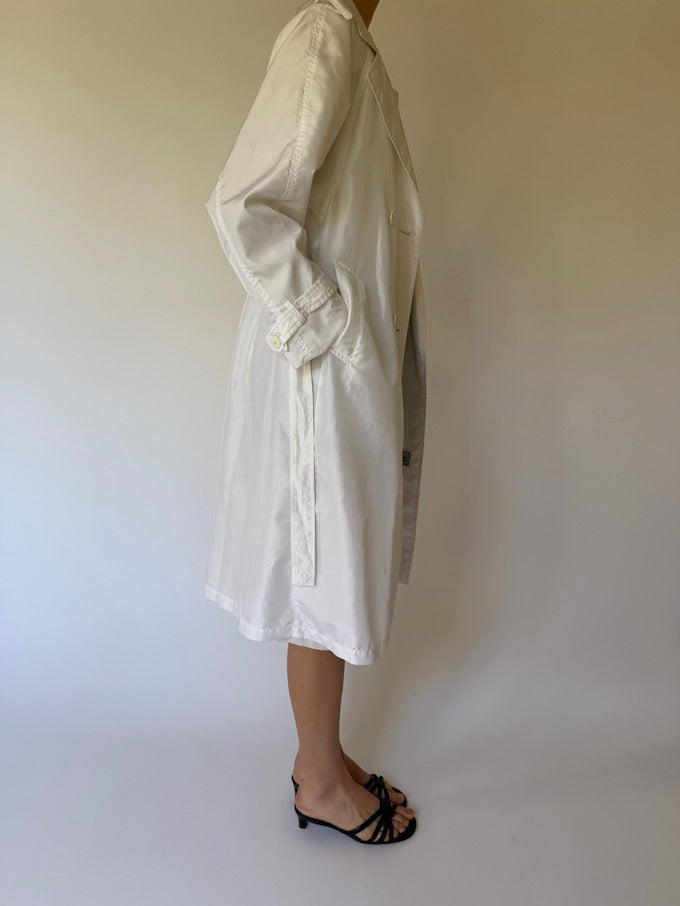 Vintage trench coat white 6144