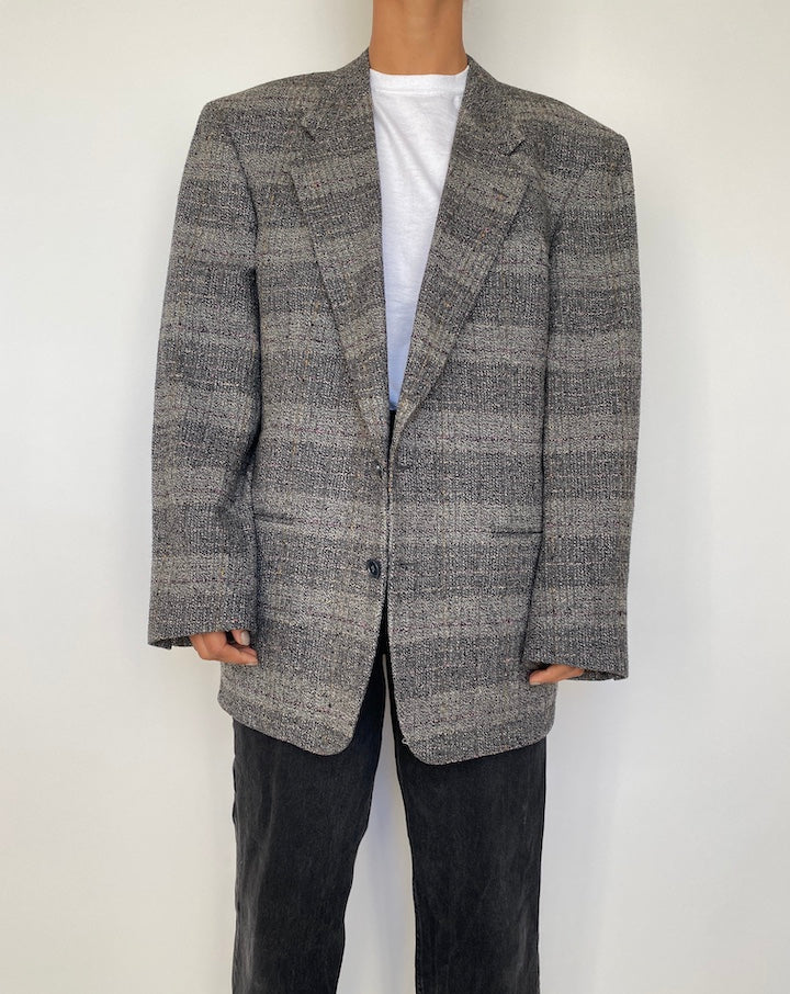 VINTAGE GREY BLAZER 1837