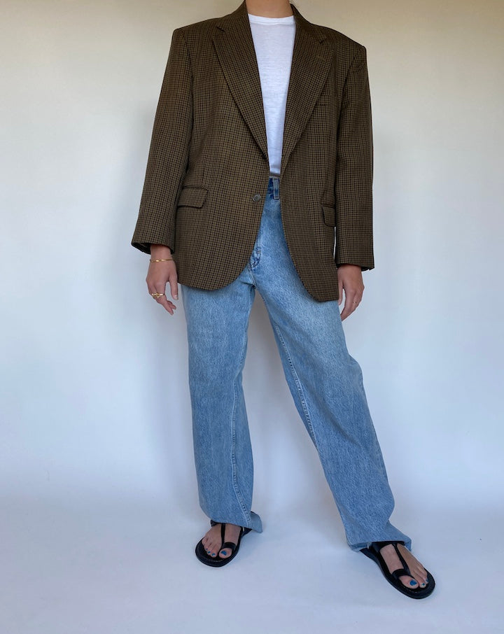 VINTAGE HOUNDSTOOTH BLAZER 3083
