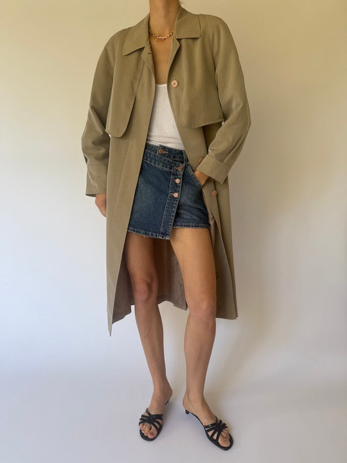 Vintage trench coat beige 6145