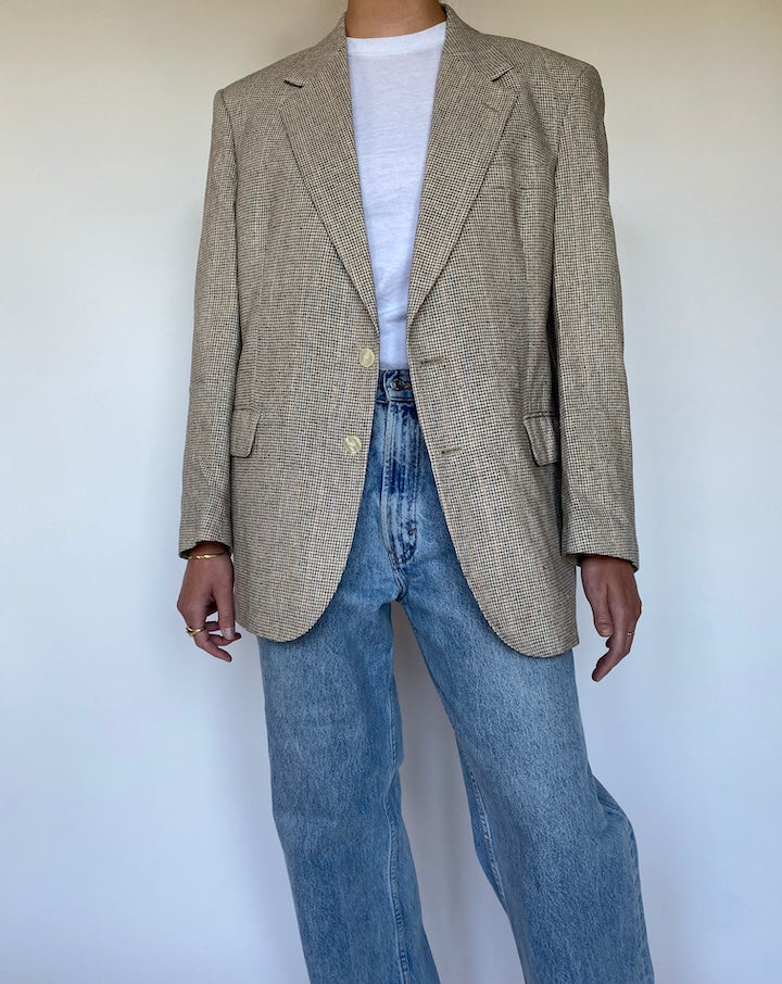 VINTAGE BEIGE BLAZER 3092