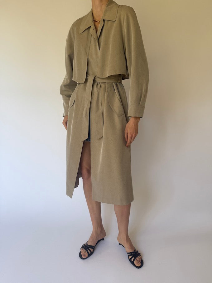 Vintage trench coat beige 6145