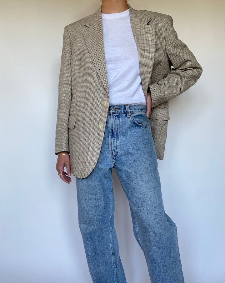 VINTAGE BEIGE BLAZER 3092
